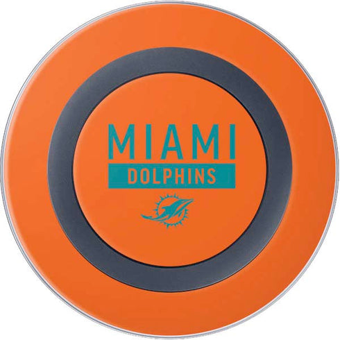 NFL Miami Dolphins Orange Performance Series Wireless Charger Skin