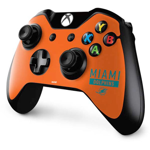 NFL Miami Dolphins Orange Performance Series Xbox One Controller Skin