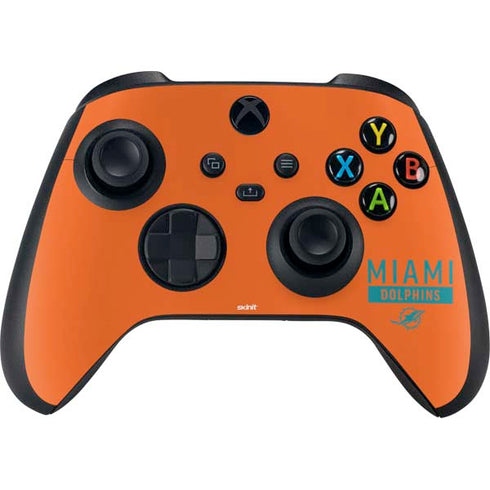 NFL Miami Dolphins Orange Performance Series Xbox Series X Controller Skin