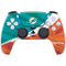 NFL Miami Dolphins PS5 Controller Skin
