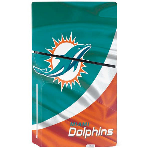 NFL Miami Dolphins PS5 Slim Disk Bundle Skin