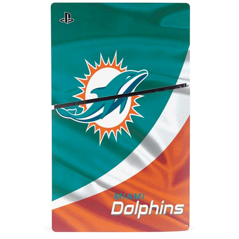 NFL Miami Dolphins PS5 Slim Digital Edition Bundle Skin