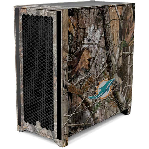 NFL Miami Dolphins Realtree AP Camo Corsair 4000D Tempered Glass Mid-Tower ATX Case Skin