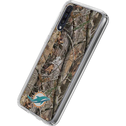 NFL Miami Dolphins Realtree AP Camo Galaxy A50 Clear Case