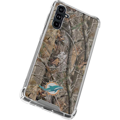 NFL Miami Dolphins Realtree AP Camo Galaxy A54 5G Clear Case
