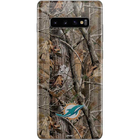 NFL Miami Dolphins Realtree AP Camo Galaxy S10 Plus Skin