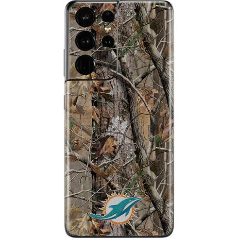 NFL Miami Dolphins Realtree AP Camo Galaxy S21 Ultra 5G Skin