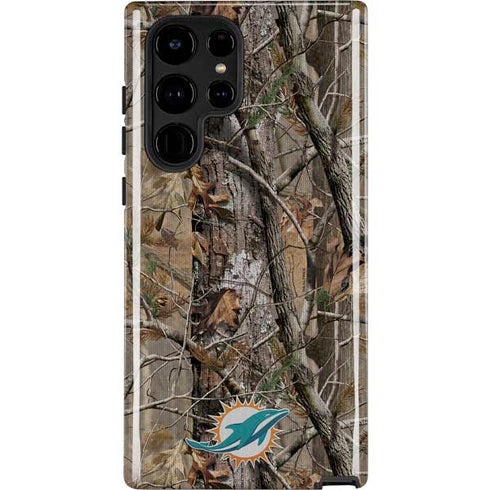 NFL Miami Dolphins Realtree AP Camo Galaxy S22 Ultra Pro Case