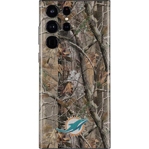 NFL Miami Dolphins Realtree AP Camo Galaxy S22 Ultra Skin