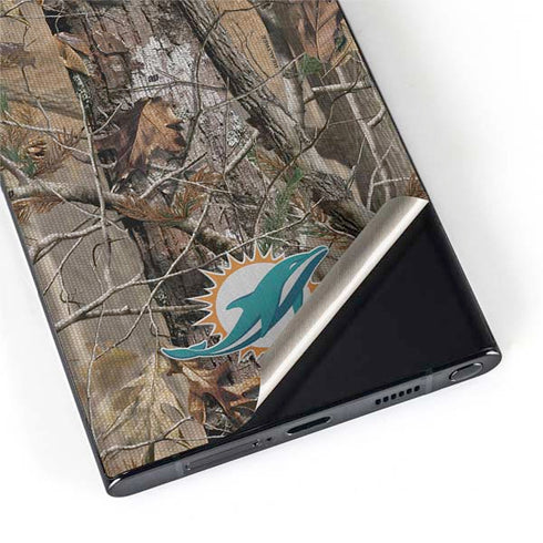 NFL Miami Dolphins Realtree AP Camo Galaxy S22 Ultra Skin
