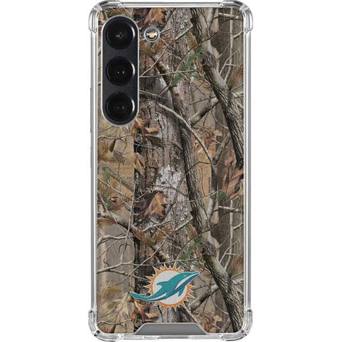NFL Miami Dolphins Realtree AP Camo Galaxy S23 Clear Case