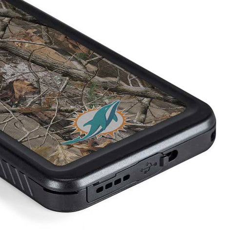 NFL Miami Dolphins Realtree AP Camo Galaxy S23 Plus Waterproof Case