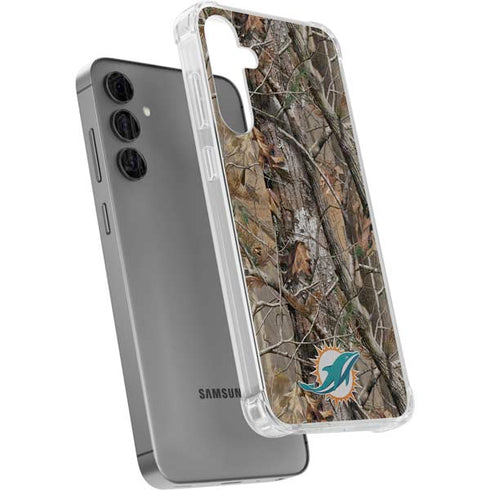 NFL Miami Dolphins Realtree AP Camo Galaxy S24 Plus Clear Case
