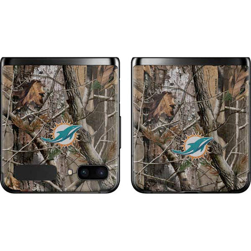 NFL Miami Dolphins Realtree AP Camo Galaxy Z Flip Skin