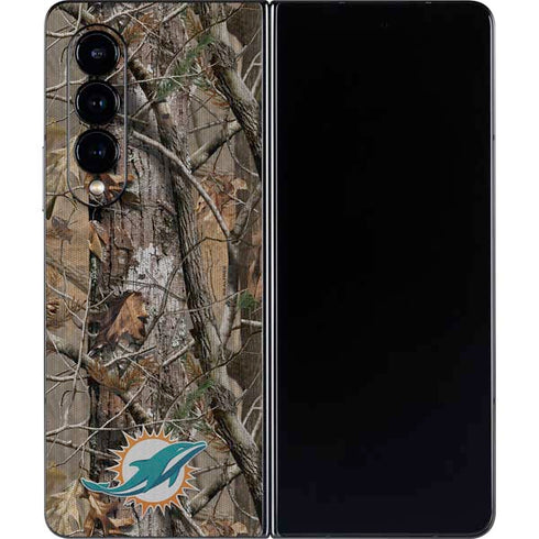 NFL Miami Dolphins Realtree AP Camo Galaxy Z Fold4 5G Skin
