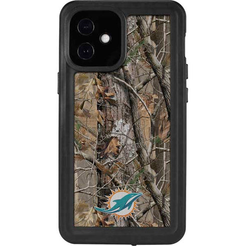 NFL Miami Dolphins Realtree AP Camo iPhone 12 Mini Waterproof Case