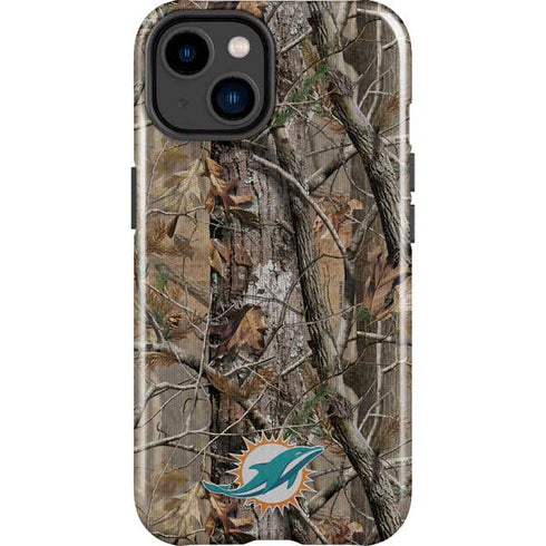 NFL Miami Dolphins Realtree AP Camo iPhone 14 Plus Impact Case