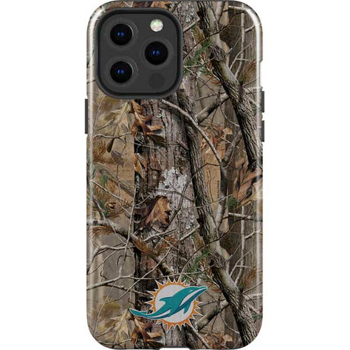 NFL Miami Dolphins Realtree AP Camo iPhone 15 Pro Max Impact Case