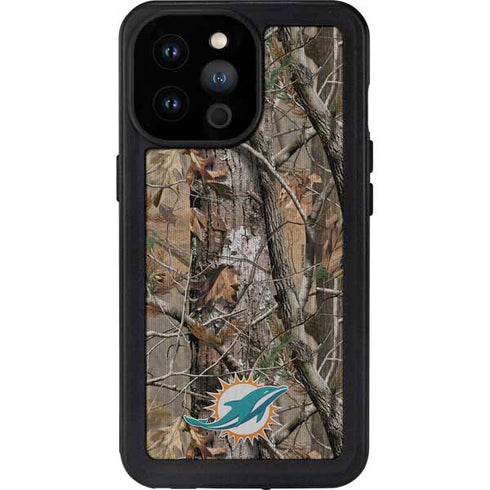 NFL Miami Dolphins Realtree AP Camo iPhone 14 Pro Max Waterproof Case