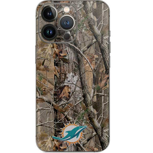 NFL Miami Dolphins Realtree AP Camo iPhone 14 Pro Skin