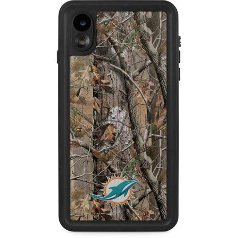 NFL Miami Dolphins Realtree AP Camo iPhone XR Waterproof Case