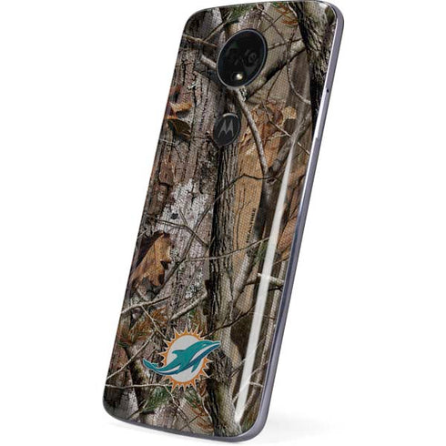 NFL Miami Dolphins Realtree AP Camo Moto E5 Plus Skin