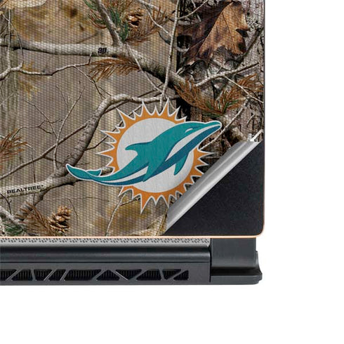 NFL Miami Dolphins Realtree AP Camo MSI GS65 Stealth Laptop Skin