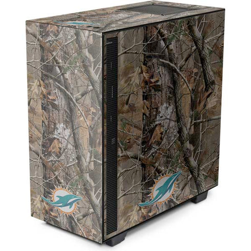 NFL Miami Dolphins Realtree AP Camo NZXT H510 Compact ATX Mid-Tower Case Skin