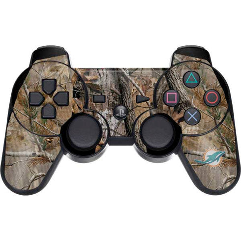 NFL Miami Dolphins Realtree AP Camo PS3 Dual Shock wireless controller Skin