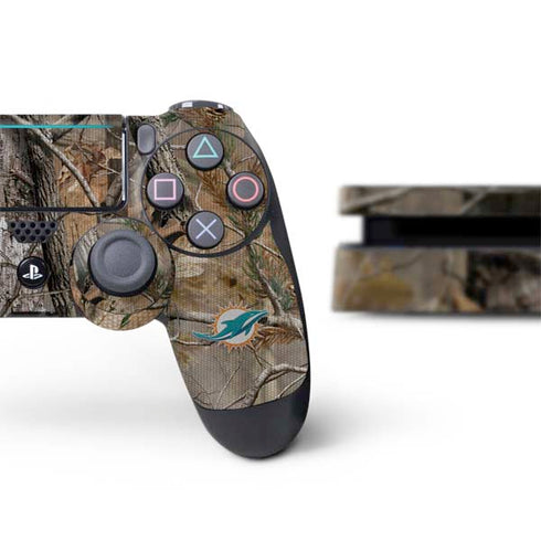 NFL Miami Dolphins Realtree AP Camo PS4 Slim Bundle Skin