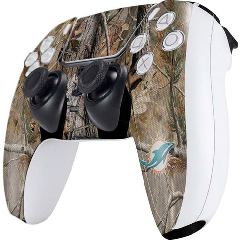 NFL Miami Dolphins Realtree AP Camo PS5 Controller Skin