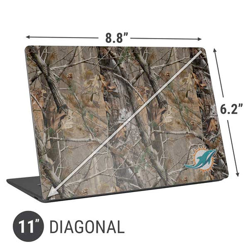 NFL Miami Dolphins Realtree AP Camo Universal Laptop 11in (8.8 x 6.2in) Skin