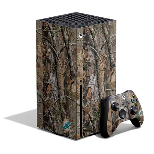NFL Miami Dolphins Realtree AP Camo Xbox Series X Bundle Skin