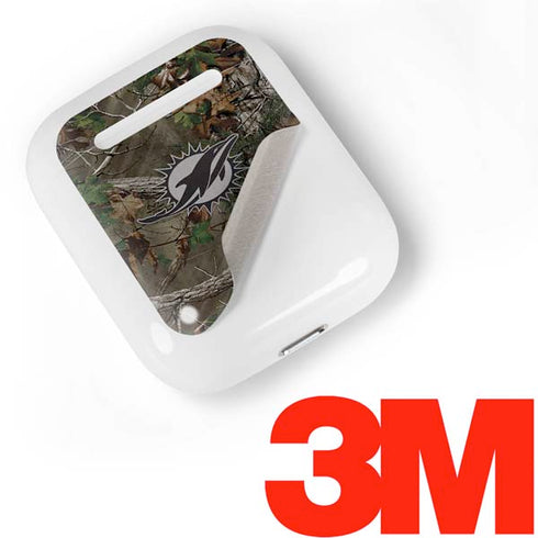 NFL Miami Dolphins Realtree Xtra Green Camo Apple AirPods Skin