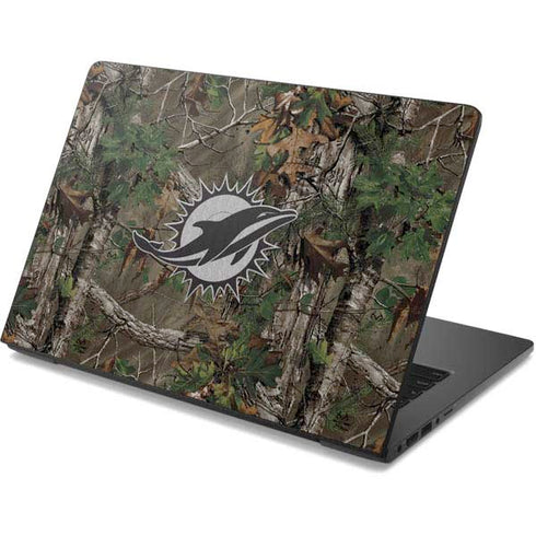 NFL Miami Dolphins Realtree Xtra Green Camo Dell Chromebook Skin