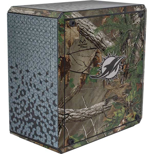 NFL Miami Dolphins Realtree Xtra Green Camo Cooler Master MasterBox Q300L Mini Tower Skin