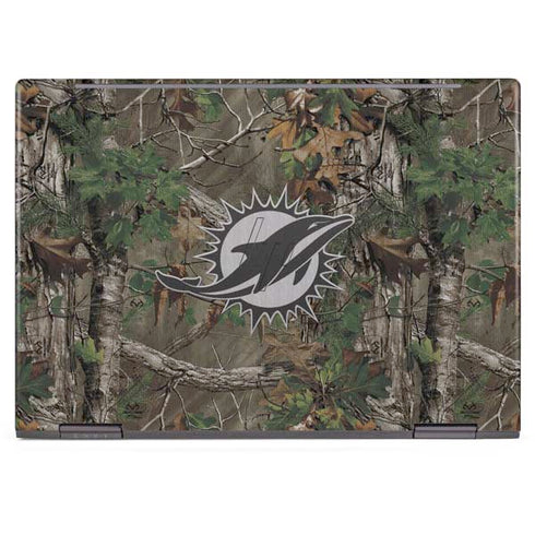 NFL Miami Dolphins Realtree Xtra Green Camo HP Envy Skin