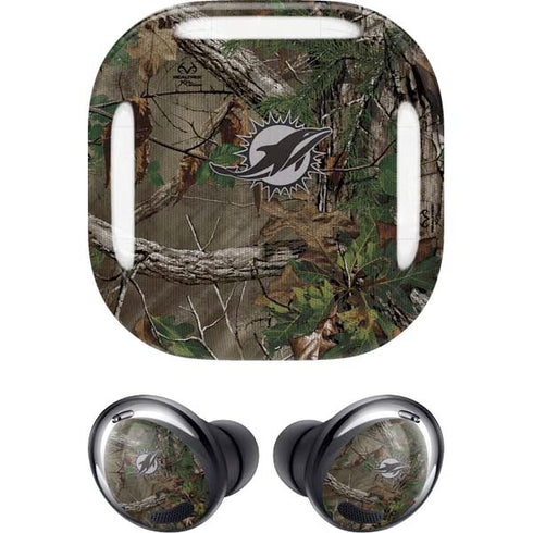 NFL Miami Dolphins Realtree Xtra Green Camo Galaxy Buds Pro Skin