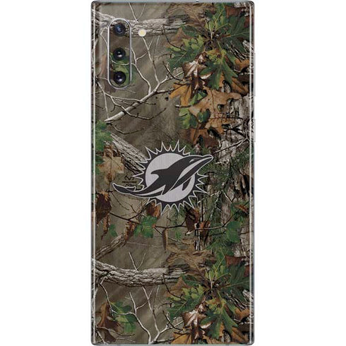 NFL Miami Dolphins Realtree Xtra Green Camo Galaxy Note 10 Skin