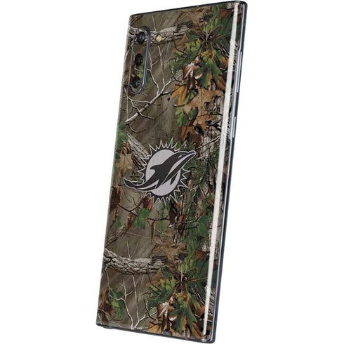NFL Miami Dolphins Realtree Xtra Green Camo Galaxy Note 10 Skin
