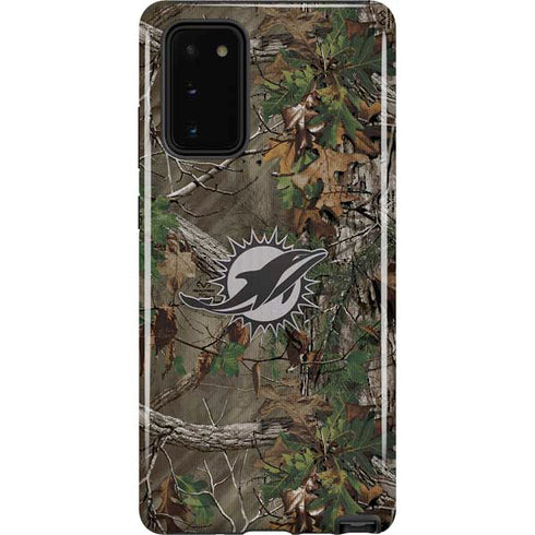 NFL Miami Dolphins Realtree Xtra Green Camo Galaxy Note20 5G Pro Case