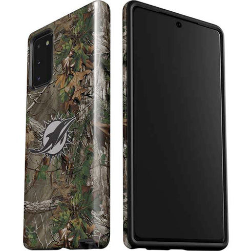 NFL Miami Dolphins Realtree Xtra Green Camo Galaxy Note20 5G Pro Case
