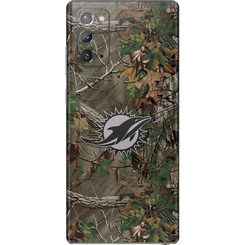 NFL Miami Dolphins Realtree Xtra Green Camo Galaxy Note20 5G Skin