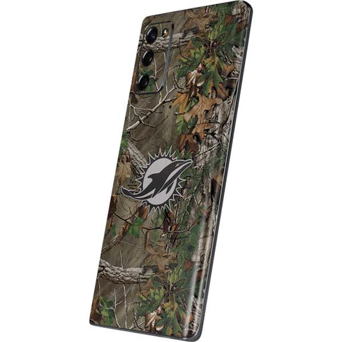 NFL Miami Dolphins Realtree Xtra Green Camo Galaxy Note20 5G Skin