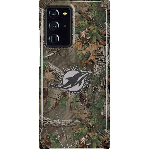 NFL Miami Dolphins Realtree Xtra Green Camo Galaxy Note20 Ultra 5G Lite Case