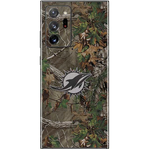 NFL Miami Dolphins Realtree Xtra Green Camo Galaxy Note20 Ultra 5G Skin