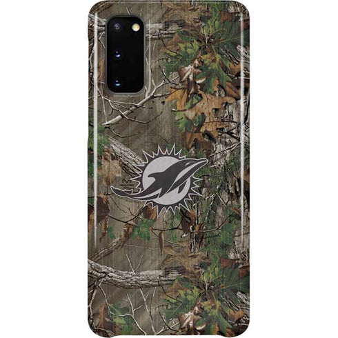 NFL Miami Dolphins Realtree Xtra Green Camo Galaxy S20 Lite Case
