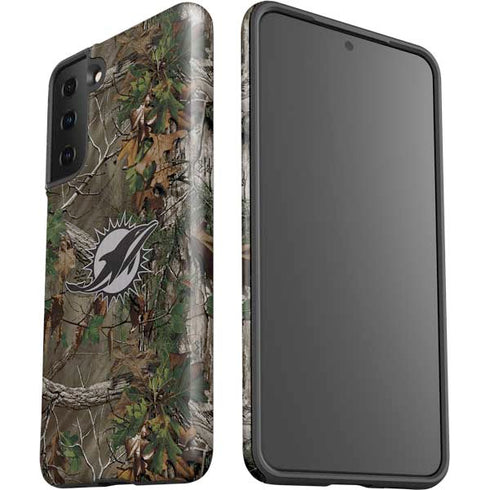 NFL Miami Dolphins Realtree Xtra Green Camo Galaxy S21 Plus 5G Pro Case