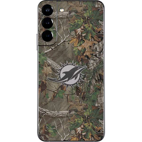 NFL Miami Dolphins Realtree Xtra Green Camo Galaxy S22 Plus Skin