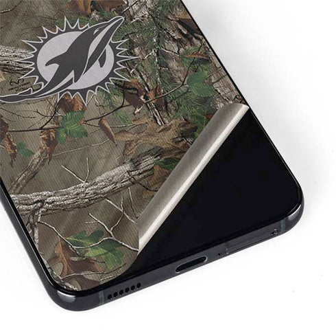 NFL Miami Dolphins Realtree Xtra Green Camo Galaxy S22 Plus Skin